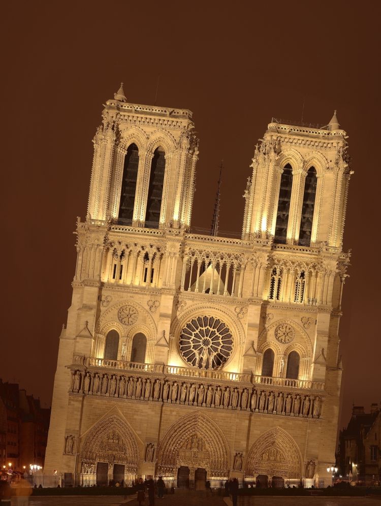  - Hey look, Notre Dame is French, too!  Too much wine Frenchy?